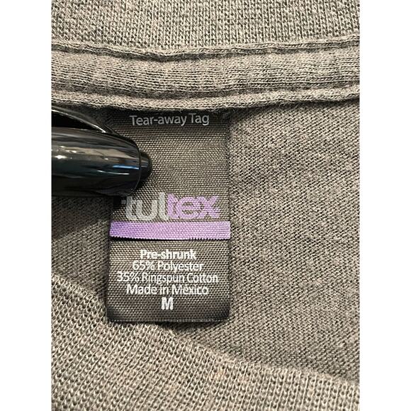 Tultex "What up Succa?" short sleeve tshirt M gray - Picture 6 of 6